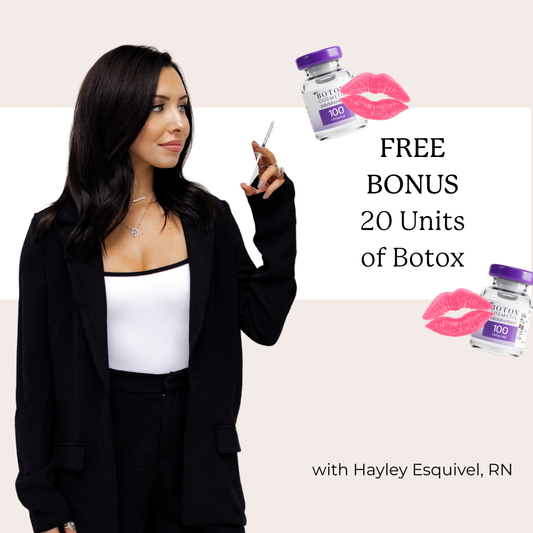 Lip Filler + Botox (20 FREE UNITS)